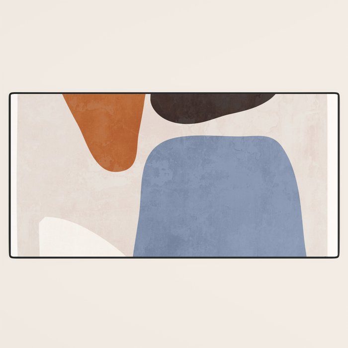 Modern Abstract Minimal Shapes 220 Desk Mat Gallery Image 3