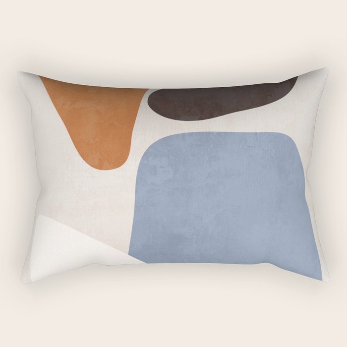 Modern Abstract Minimal Shapes 220 Rectangular Pillow Gallery Image 1