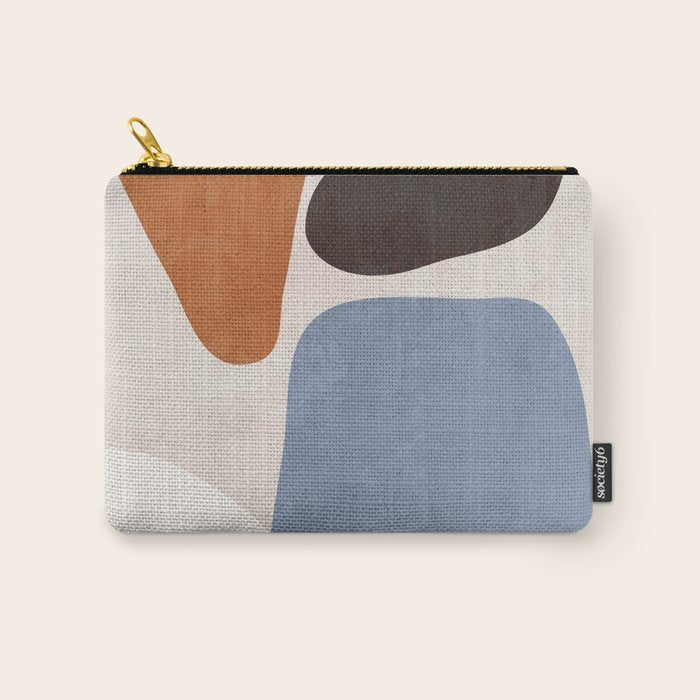Modern Abstract Minimal Shapes 220 Carry All Pouch Gallery Image 1