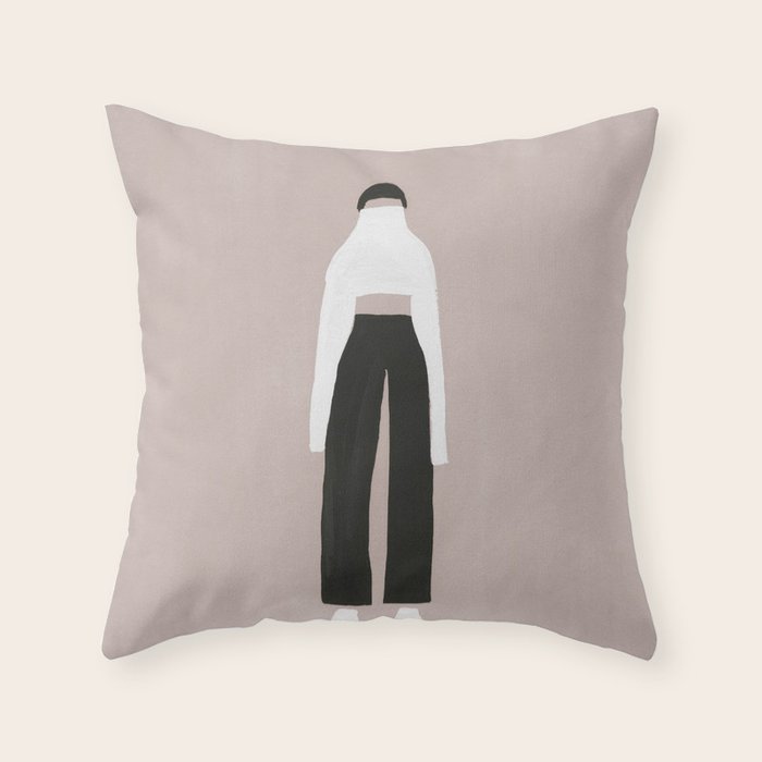 Turtleneck Throw Pillow Gallery Image 1