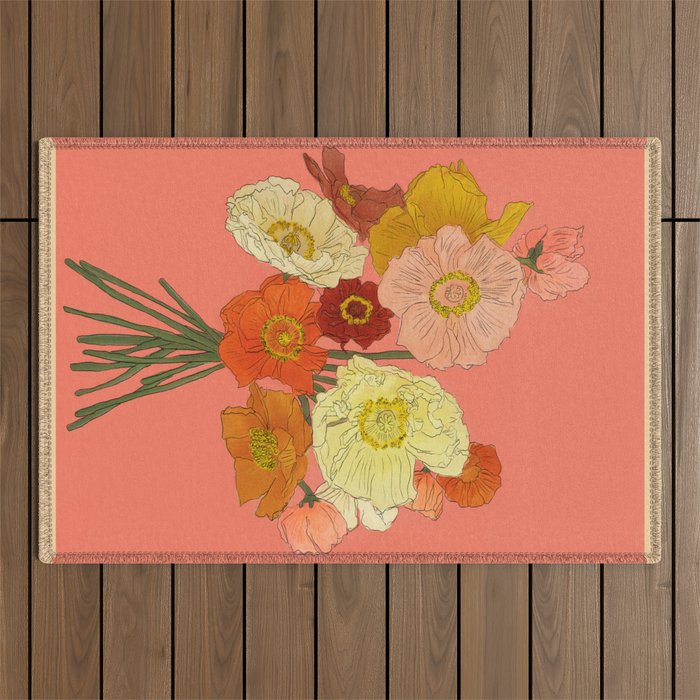 Bountiful Bouquet 5 Outdoor Rug Gallery Image 1