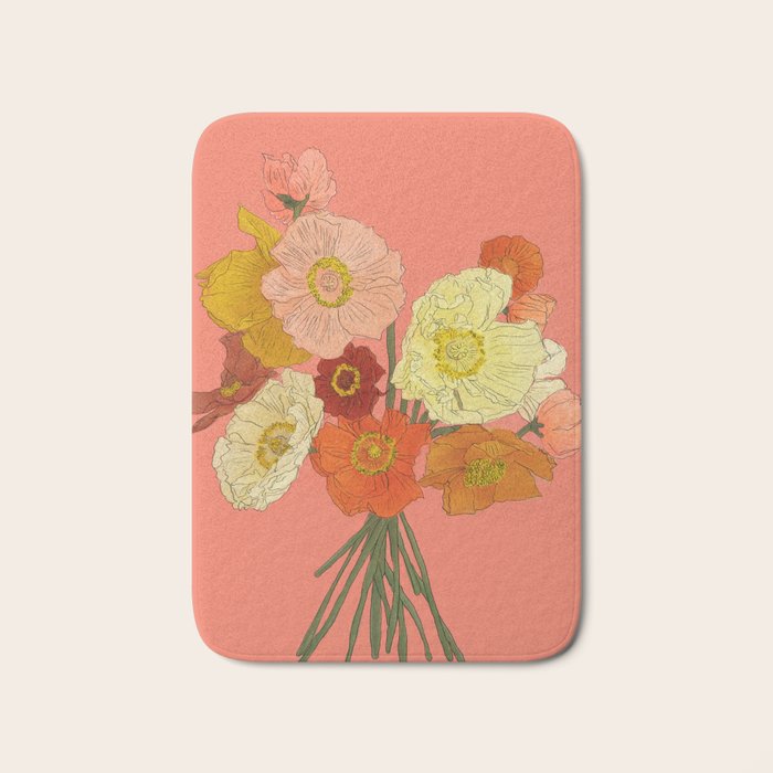 Bountiful Bouquet 5 Bath Mat Gallery Image 1