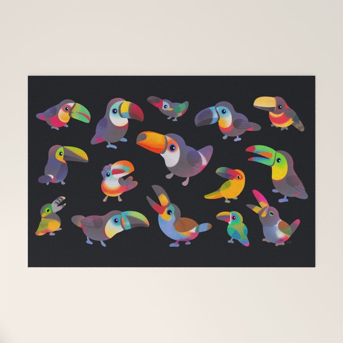 Toucan Welcome Mat Gallery Image 1