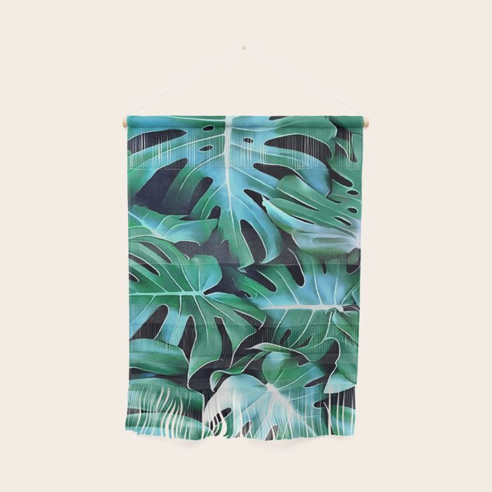 Monstera leaves Wall Hanging Gallery Image 1