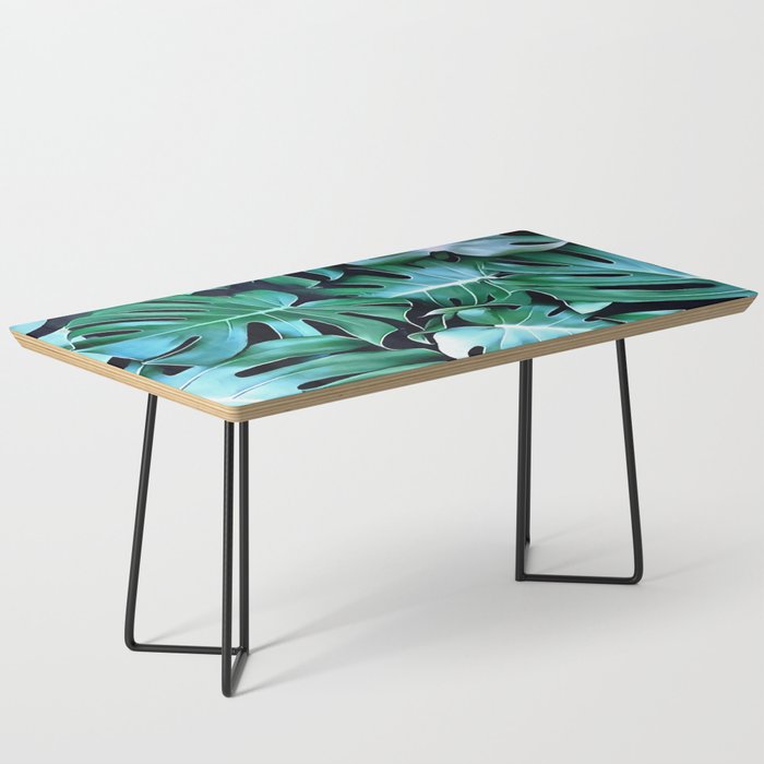 Monstera leaves Coffee Table Gallery Image 1