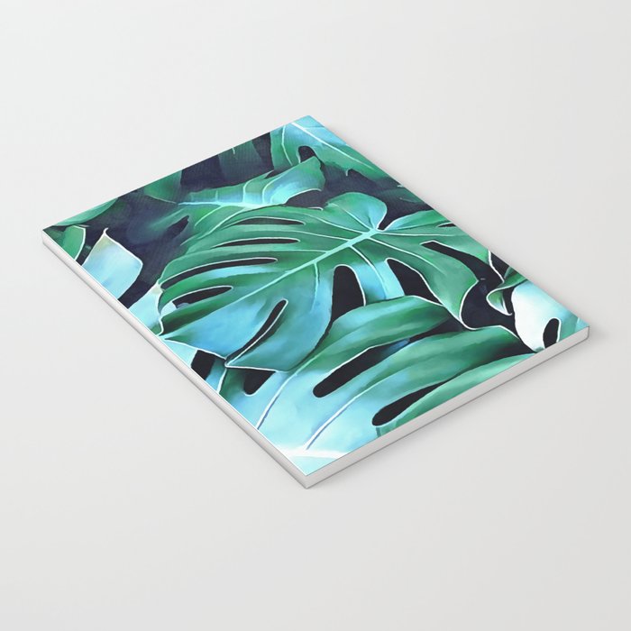 Monstera leaves Notebook Gallery Image 3