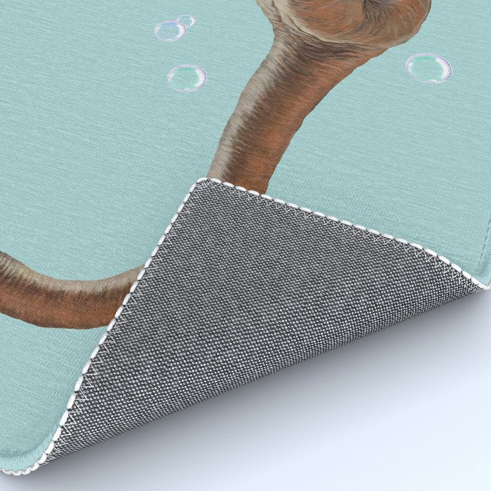 Brachiosaurus in Bathtub Rug Gallery Image 4