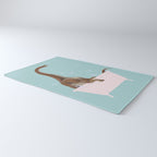 Brachiosaurus in Bathtub Rug Gallery Image 3