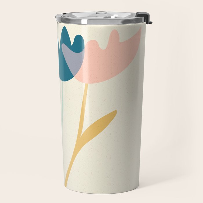 Flowers yay Travel Mug Gallery Image 2