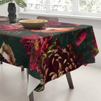 Vintage & Shabby Chic  - Fall Lush Botanical Midnight Garden Tablecloth Gallery Image 3
