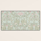 Ivy Morris Sage Green Floral Damask with Climbing Vines Desk Mat Gallery Image 3