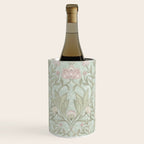Ivy Morris Sage Green Floral Damask with Climbing Vines Wine Chiller Gallery Image 1