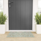 Ivy Morris Sage Green Floral Damask with Climbing Vines Welcome Mat Gallery Image 3