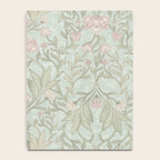 Ivy Morris Sage Green Floral Damask with Climbing Vines Notebook Gallery Image 4