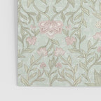 Ivy Morris Sage Green Floral Damask with Climbing Vines Poster Gallery Image 3