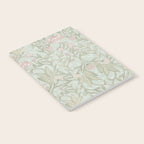 Ivy Morris Sage Green Floral Damask with Climbing Vines Notebook Gallery Image 2