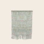 Ivy Morris Sage Green Floral Damask with Climbing Vines Wall Hanging Gallery Image 1