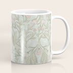 Ivy Morris Sage Green Floral Damask with Climbing Vines Coffee Mug Gallery Image 1