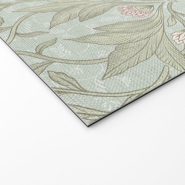 Ivy Morris Sage Green Floral Damask with Climbing Vines Welcome Mat Gallery Image 2