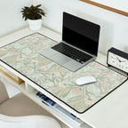 Ivy Morris Sage Green Floral Damask with Climbing Vines Desk Mat Gallery Image 2