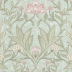 Ivy Morris Sage Green Floral Damask with Climbing Vines Coffee Mug Gallery Image 2
