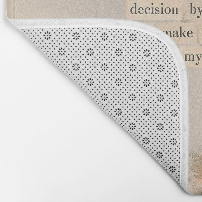 Bird Divinations: Puffin (about: almanacofbirds.org) Bath Mat Gallery Image 2