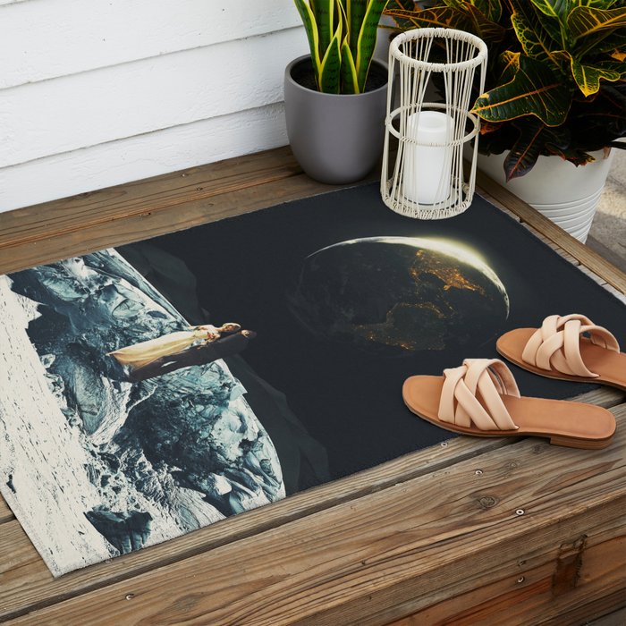 Dance me to the End of Time Outdoor Rug Gallery Image 2