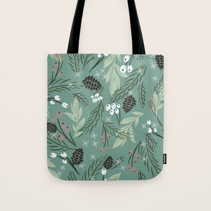 Christmas Foliage  - Pine Tote Bag Gallery Image 1
