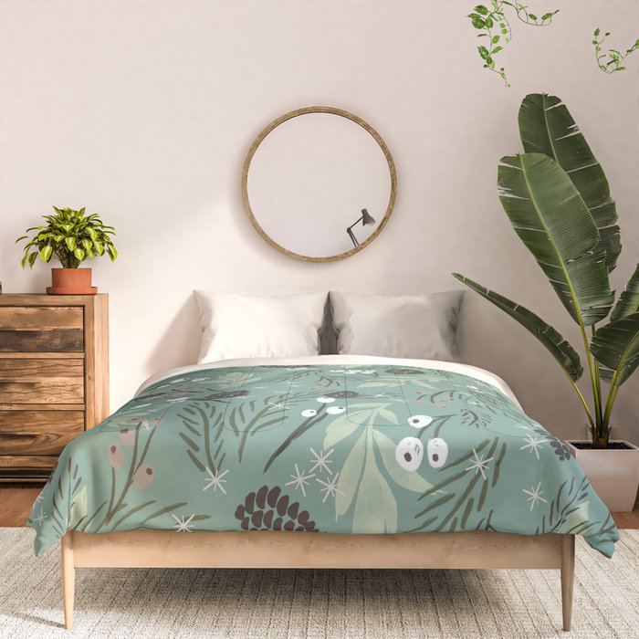 Christmas Foliage  - Pine Comforter Gallery Image 3