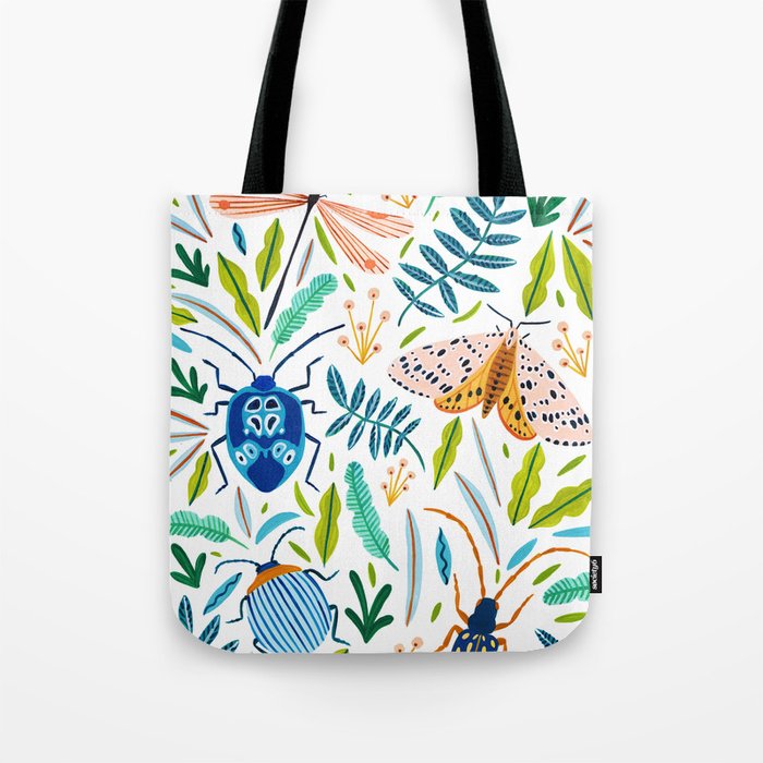 Bugs Pattern Tote Bag Gallery Image 1