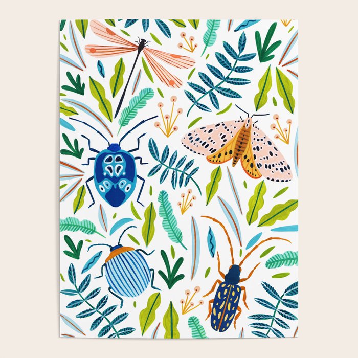 Bugs Pattern Poster Gallery Image 4