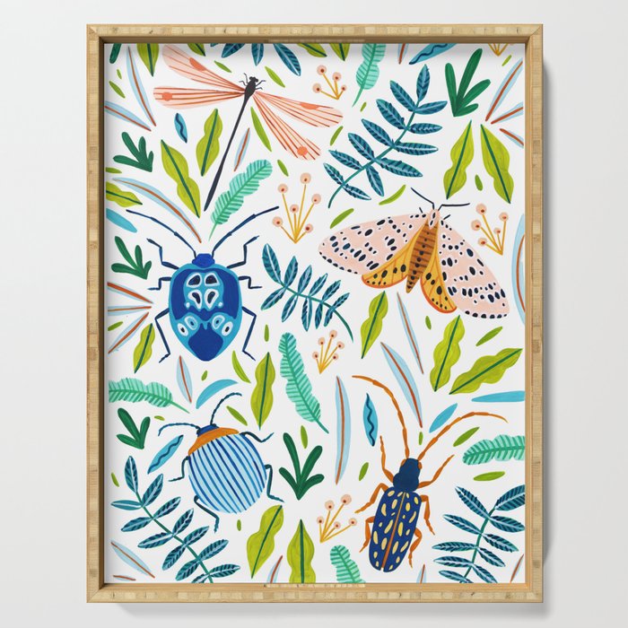 Bugs Pattern Serving Tray Gallery Image 1