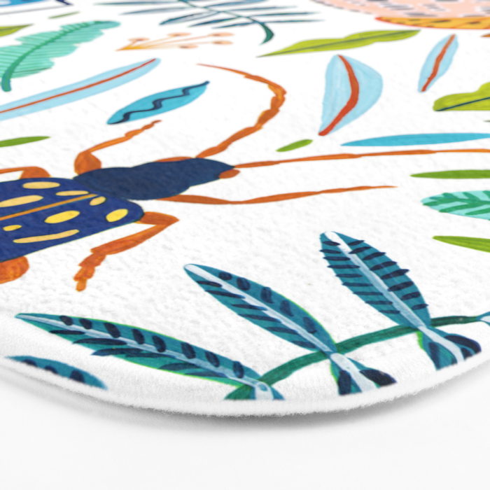 Bugs Pattern Bath Mat Gallery Image 3