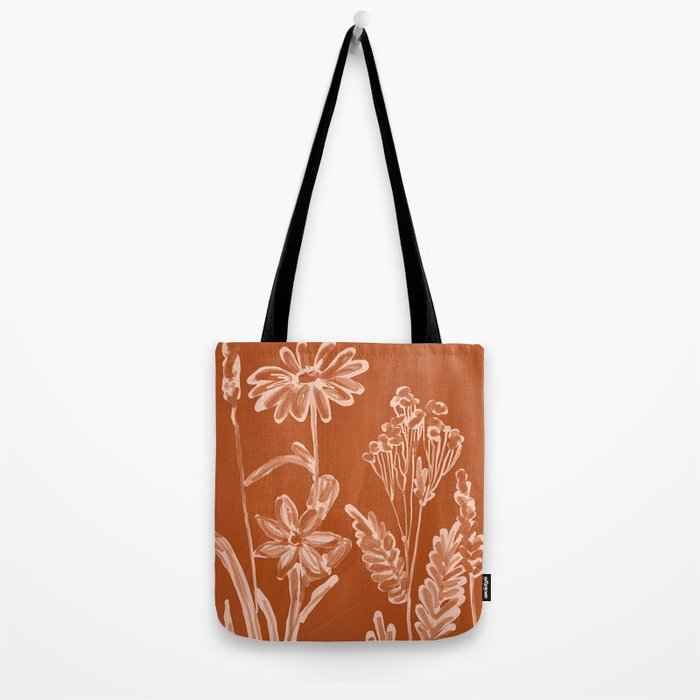 Minimalist wildflowers 2 Tote Bag Gallery Image 2