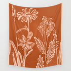 Minimalist wildflowers 2 Wall Tapestry Gallery Image 4