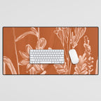 Minimalist wildflowers 2 Desk Mat Gallery Image 1
