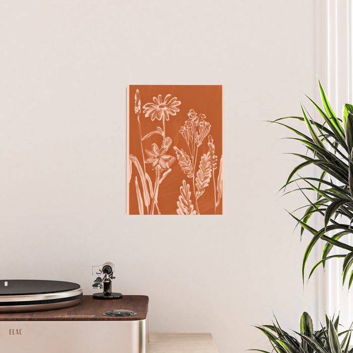 Minimalist wildflowers 2 Poster Gallery Image 2