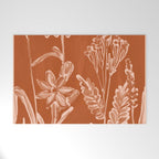 Minimalist wildflowers 2 Welcome Mat Gallery Image 1