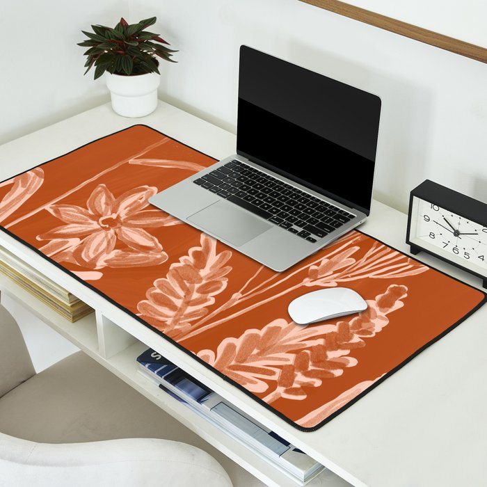 Minimalist wildflowers 2 Desk Mat Gallery Image 2