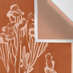 Minimalist wildflowers 2 Wall Tapestry Gallery Image 3
