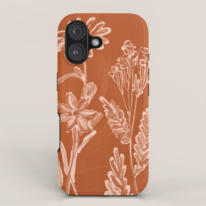 Minimalist wildflowers 2 iPhone Case Gallery Image 1