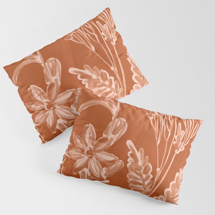 Minimalist wildflowers 2 Pillow Sham Gallery Image 3