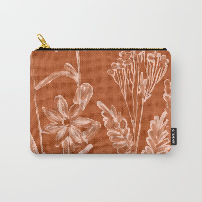 Minimalist wildflowers 2 Carry All Pouch Gallery Image 1