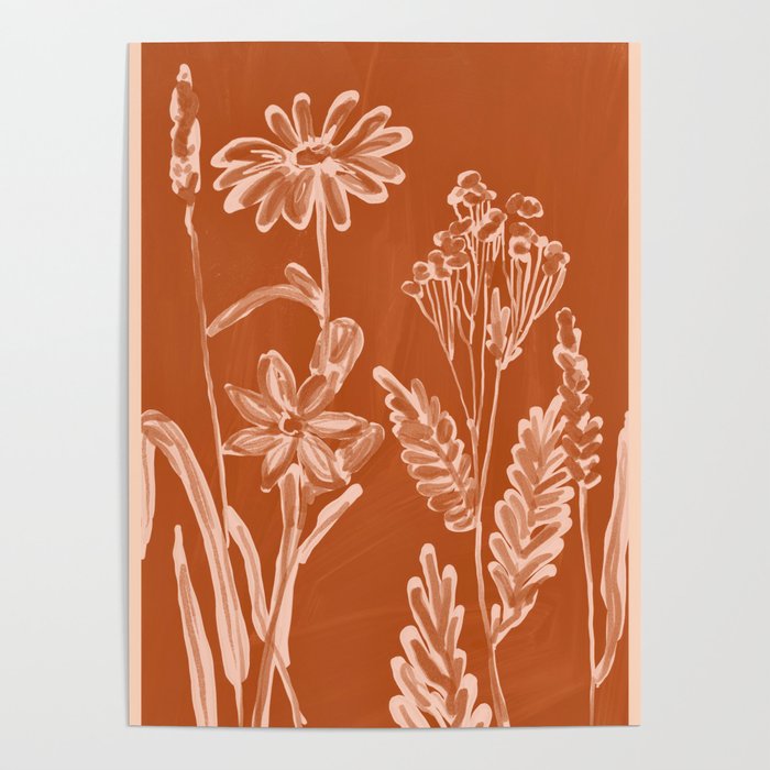 Minimalist wildflowers 2 Poster Gallery Image 4