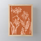 Minimalist wildflowers 2 Mini Art Print Gallery Image 1
