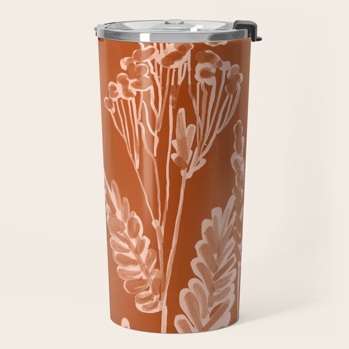Minimalist wildflowers 2 Travel Mug Gallery Image 2