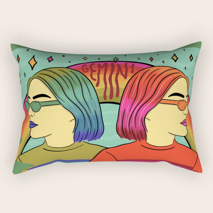 Gemini Rectangular Pillow Gallery Image 1