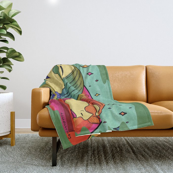 Gemini Throw Blanket Gallery Image 1