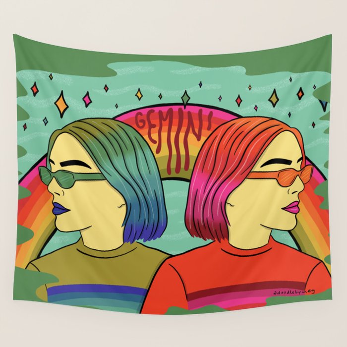 Gemini Wall Tapestry Gallery Image 4
