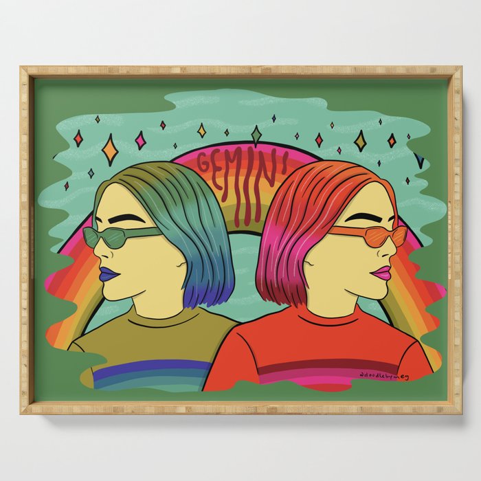 Gemini Serving Tray Gallery Image 1